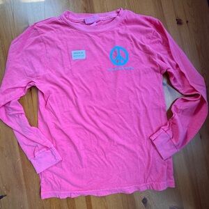 Breezin’ up kids pink long sleeve Avalon Tshirt nwt